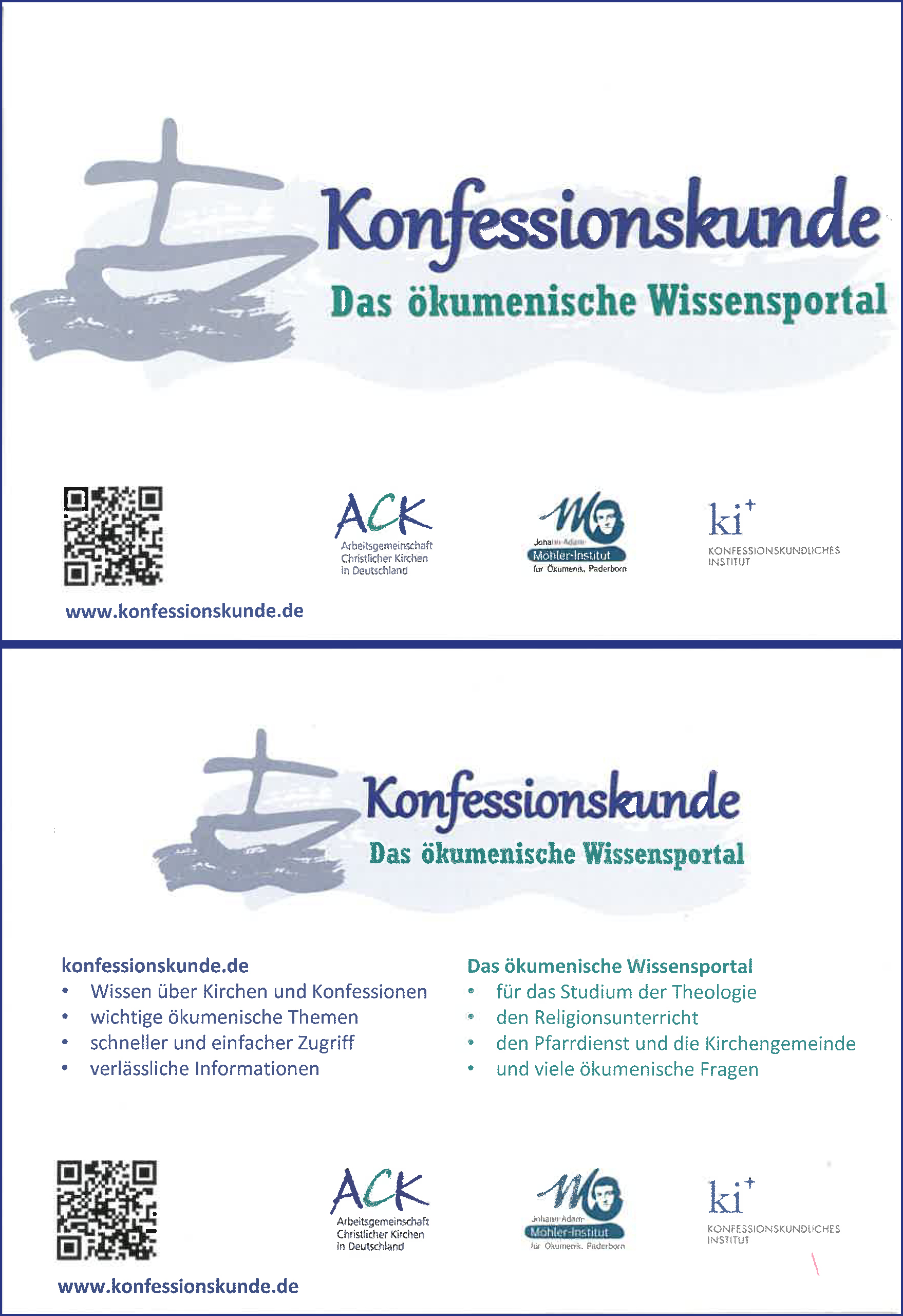 Online-Konfessionskunde, Karte