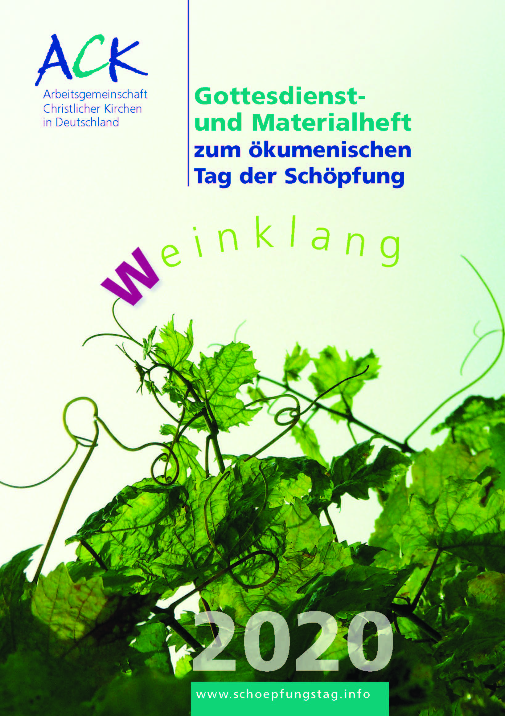 (w)einklang - 2020, Gottesdienst- und Materialheft zum Tag der Schöpfung